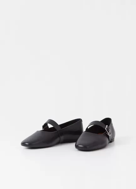 Vagabond Noir Cuir Femme Mary Janes Jolin Chaussures