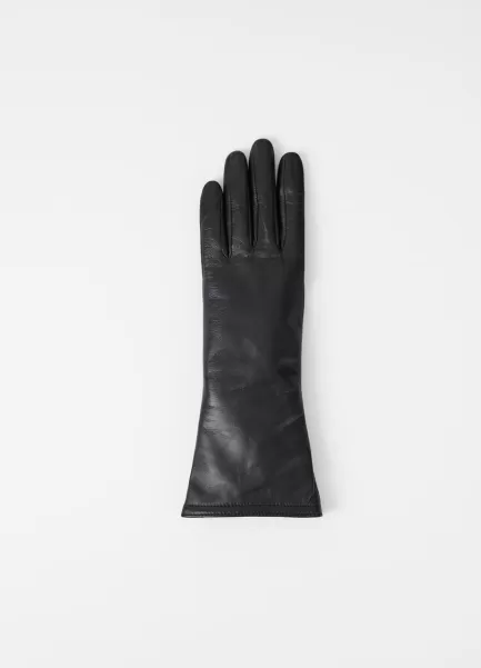 Vagabond Noir Cuir Femme Long Glove W Gants
