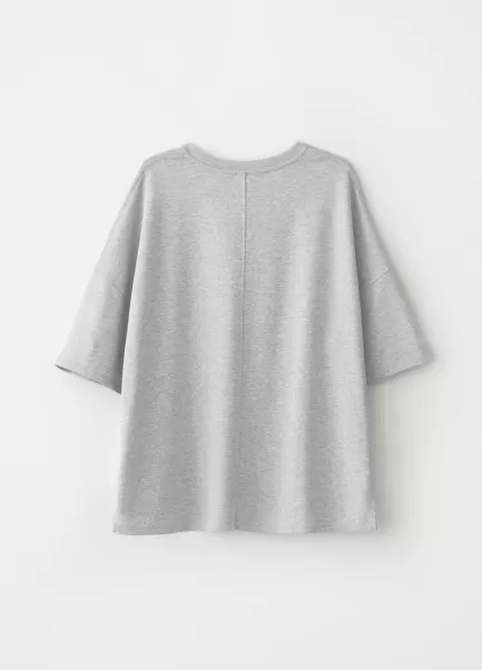 Vagabond Boxy T-Shirt T-Shirts Femme Gris Textile