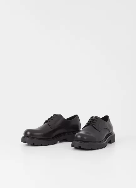 Vagabond Homme Cameron Chaussures Chaussures Basses Noir Cuir