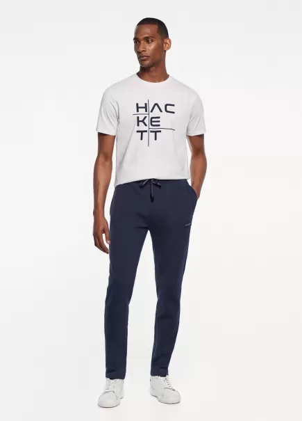Sweatshirts Homme Navy Hackett London Design Pantalon De Jogging Hybride Hs