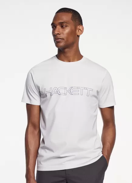 White T-Shirts T-Shirt Avec Logo Homme Fiabilité Hackett London