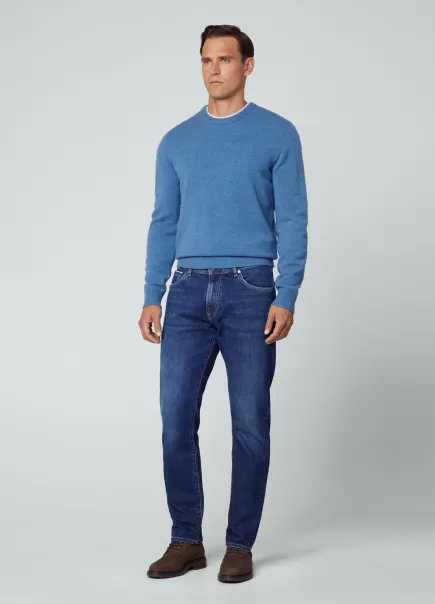 Homme Pantalons Et Chinos Lt Denim Jeans Selvage Wash Coupe Classique Confort Hackett London