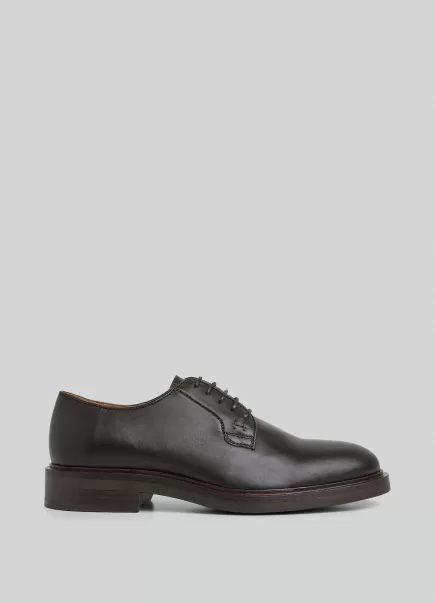 Chaussures Décontractées Dark Brown Hackett London Chaussures Derby En Cuir Standard Homme