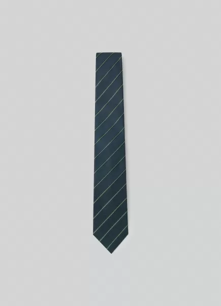 Green Recevoir Hackett London Cravates Et Pochettes Homme Cravate En Soie À Rayures