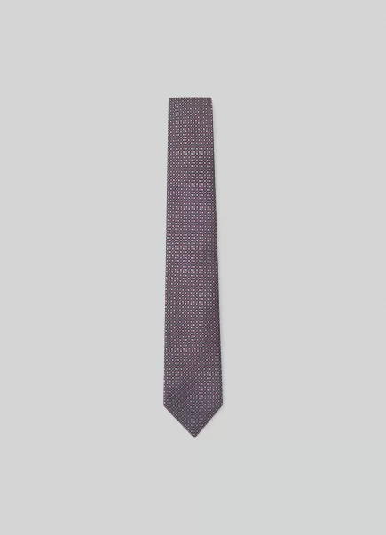 Cravates Et Pochettes Pink Offre Spéciale Hackett London Homme Cravate À Imprimé Géométrique