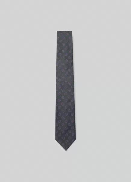 Homme Hackett London Utilité Cravate À Imprimé Conifères Green Cravates Et Pochettes