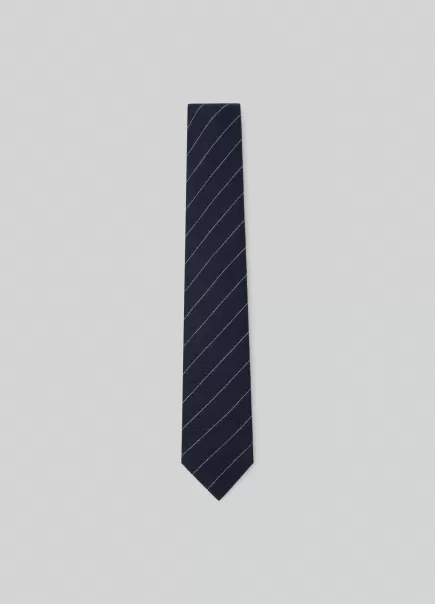 Haut De Gamme Homme Cravates Et Pochettes Navy Hackett London Cravate À Rayures Diplomatiques