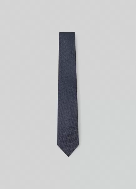 Innovant Cravate En Soie À Motif Chevrons Charcoal Grey Homme Hackett London Cravates Et Pochettes