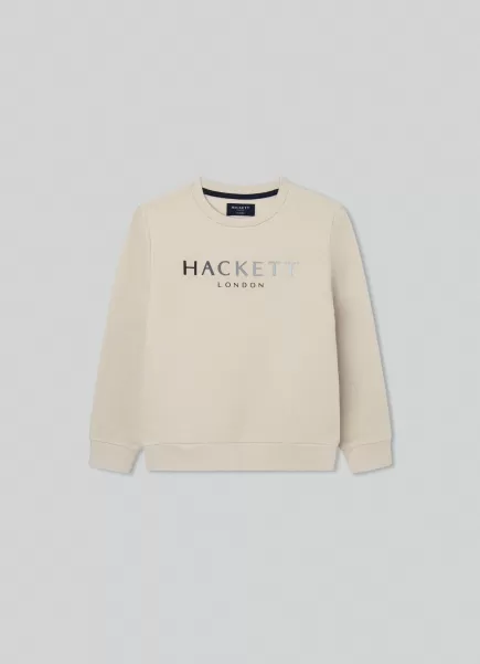 Birch Sweat-Shirt Avec Imprimé Logo Prix Plancher Homme Hackett London T-Shirts Et Sweatshirts